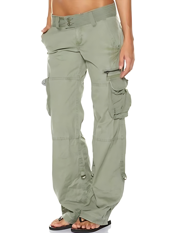 Drune | Cargo-Hose für Damen - Lockerer Schnitt mit Taschen