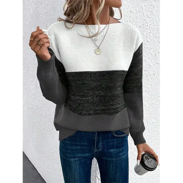 Drune | Damen Winterpullover Lebendige kuschelige Strickwaren