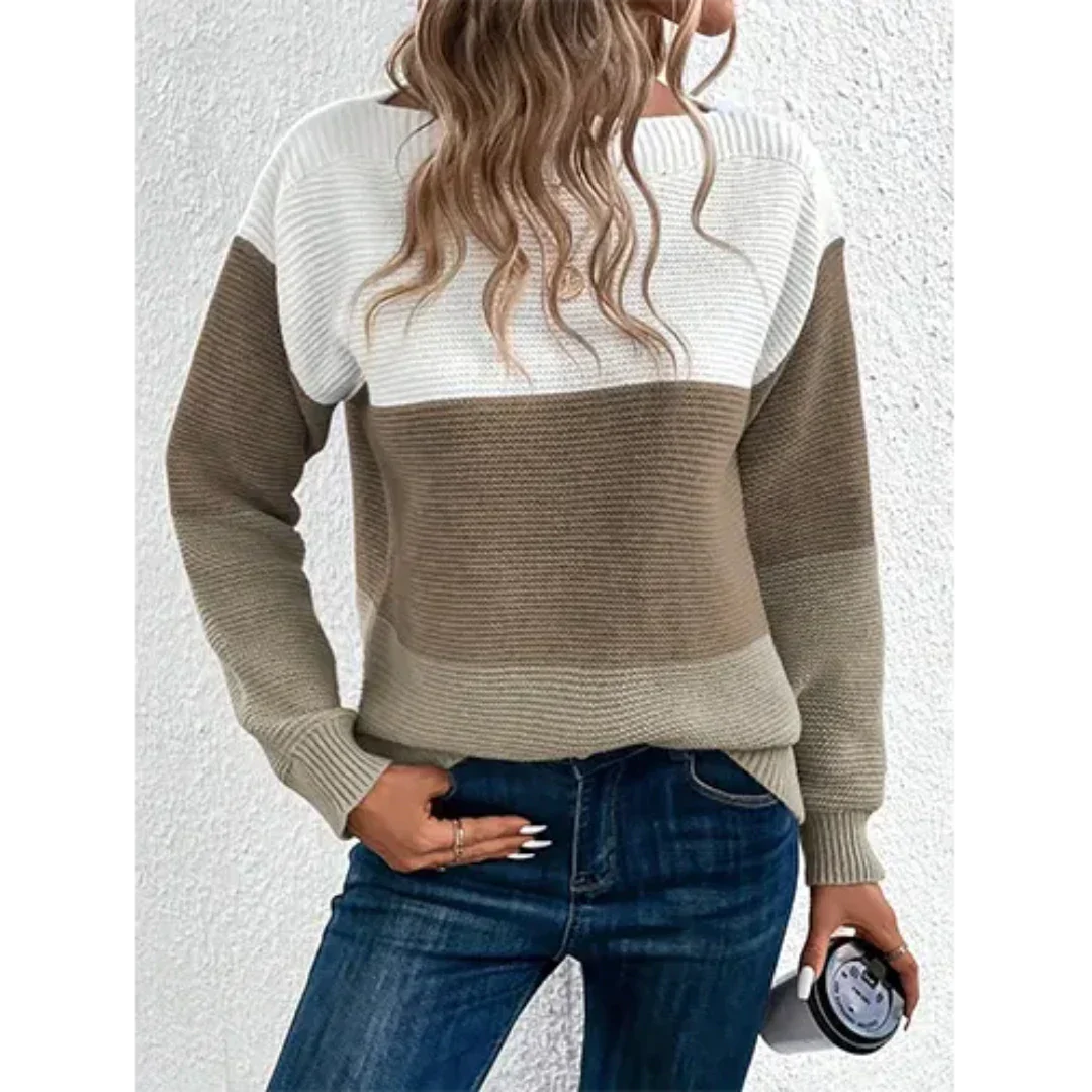 Drune | Damen Winterpullover Lebendige kuschelige Strickwaren