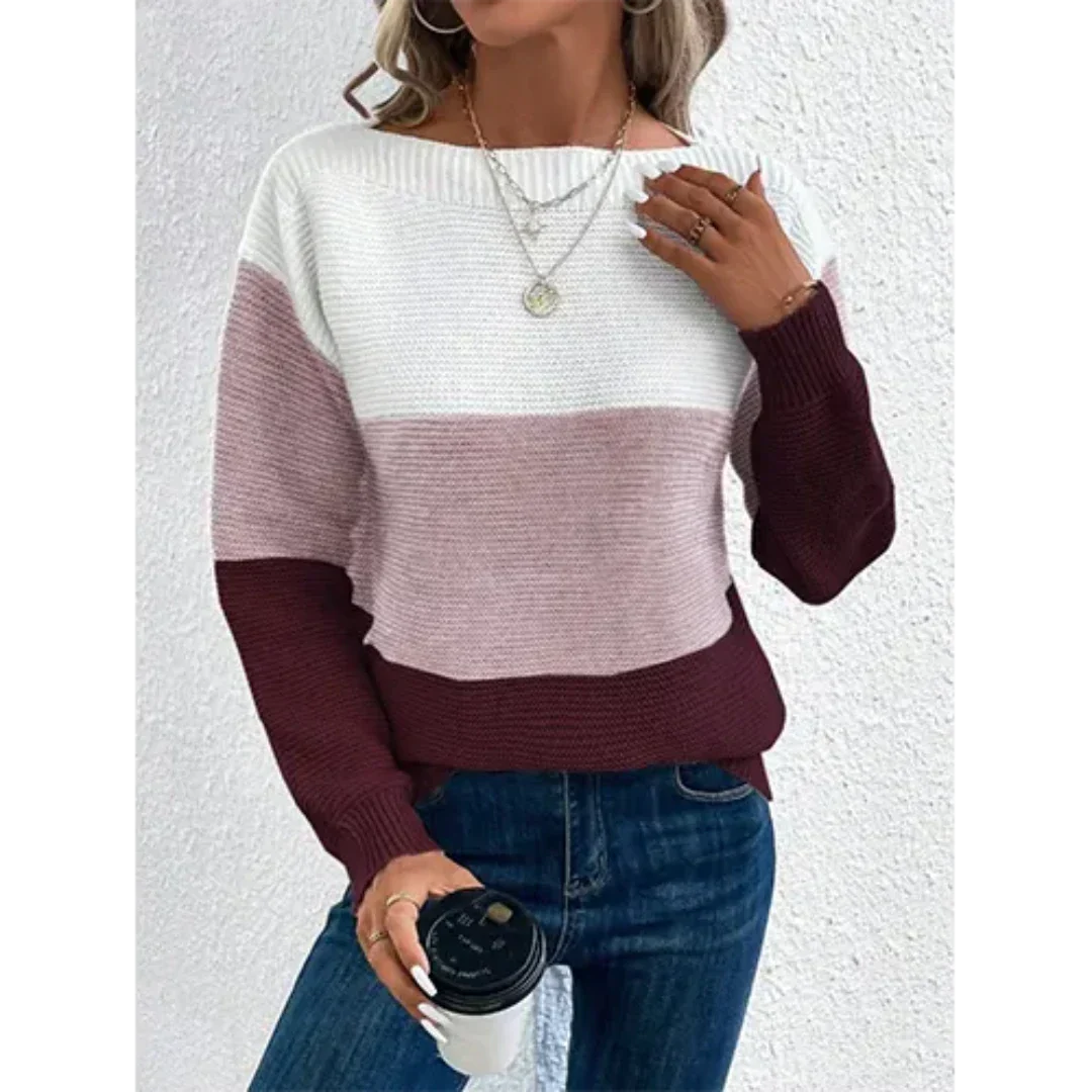 Drune | Damen Winterpullover Lebendige kuschelige Strickwaren