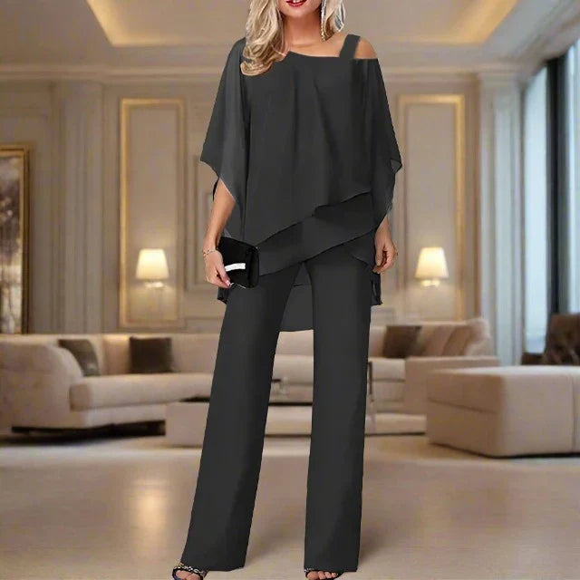 Drune | Luxus-Chiffon-Set für elegante Abende