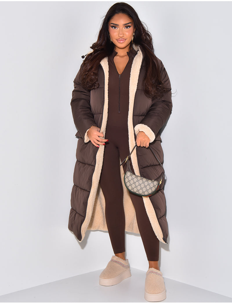 Drune | Warme Gefütterte Winterjacke für Damen - Wendbare Fleecejacke