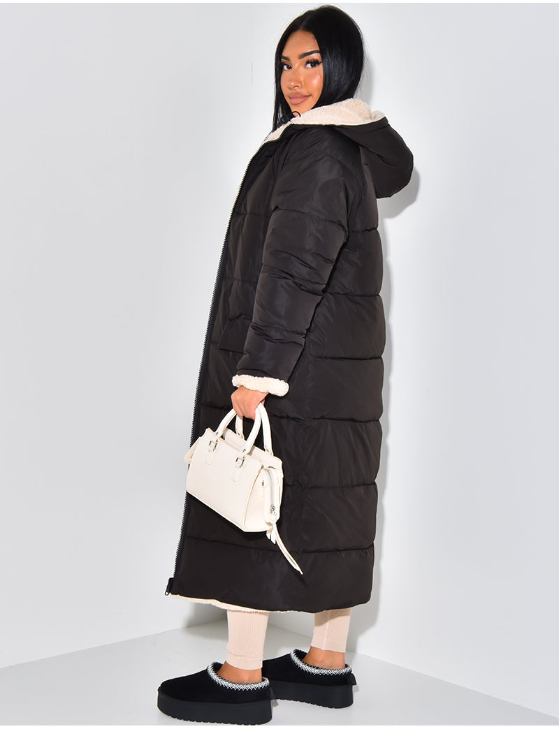 Drune | Warme Gefütterte Winterjacke für Damen - Wendbare Fleecejacke