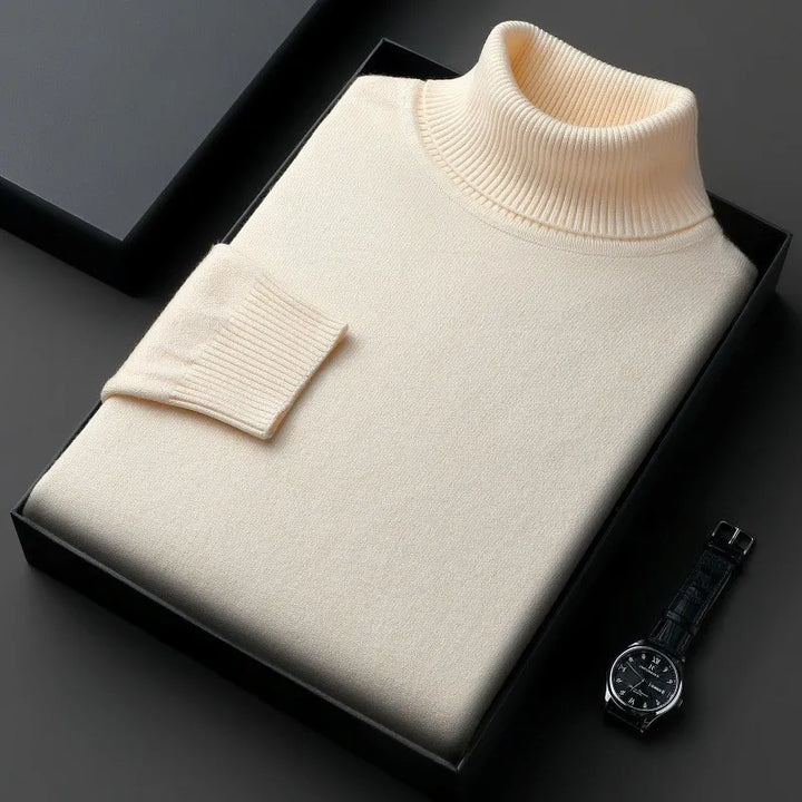 Drune | Kaschmirsweater für Herren - Rollkragen, Klassischer Schnitt