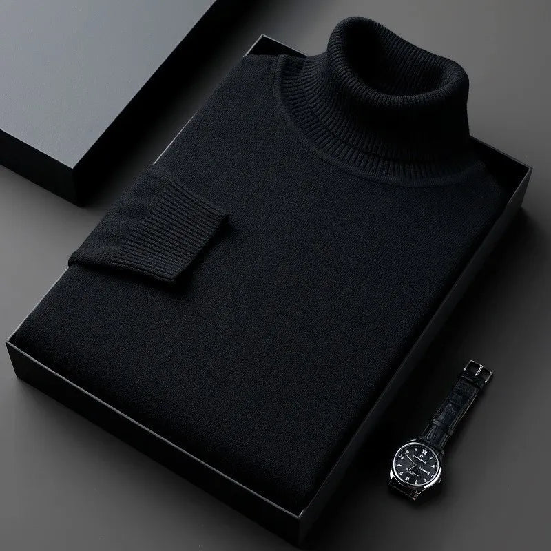 Drune | Kaschmirsweater für Herren - Rollkragen, Klassischer Schnitt
