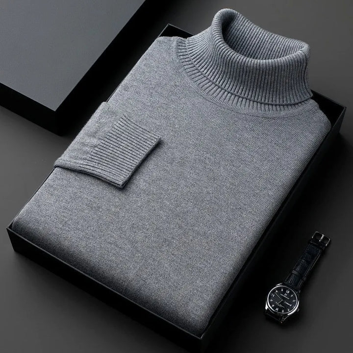 Drune | Kaschmirsweater für Herren - Rollkragen, Klassischer Schnitt