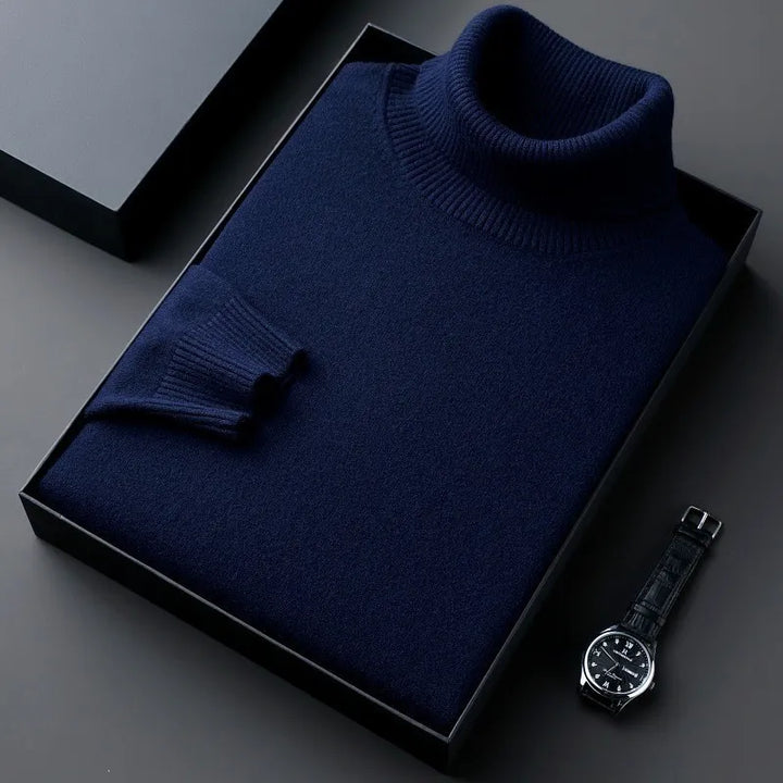Drune | Kaschmirsweater für Herren - Rollkragen, Klassischer Schnitt