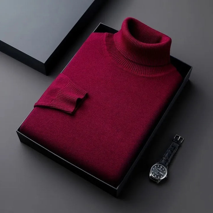 Drune | Kaschmirsweater für Herren - Rollkragen, Klassischer Schnitt