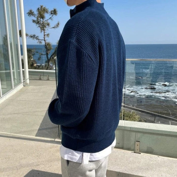 Drune | Pullover mit Halb-Zip