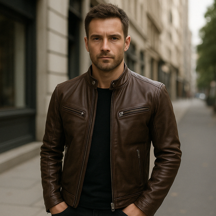 Drune | Lederjacke - Herrenmode