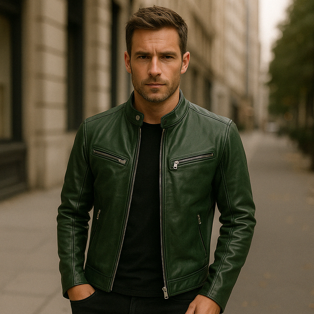 Drune | Lederjacke - Herrenmode