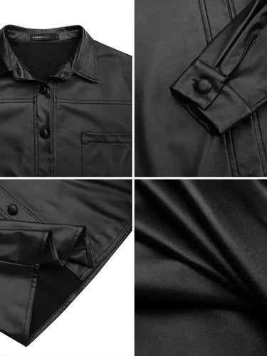 Drune | Oversized Locker Lederjacke Damen