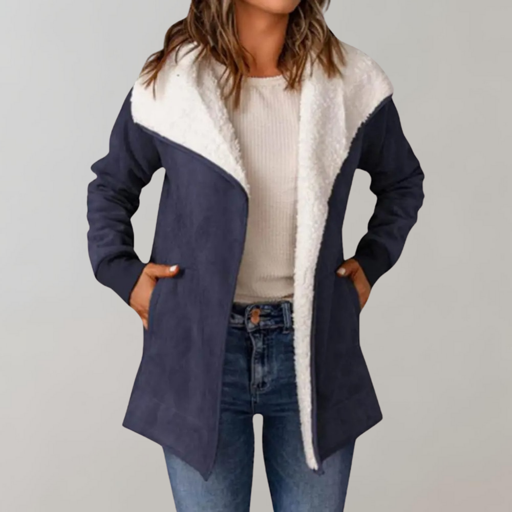 Drune | Damen Winterjacke mit Weichem Futter und Langen Ärmeln