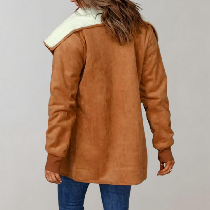 Drune | Damen Winterjacke mit Weichem Futter und Langen Ärmeln