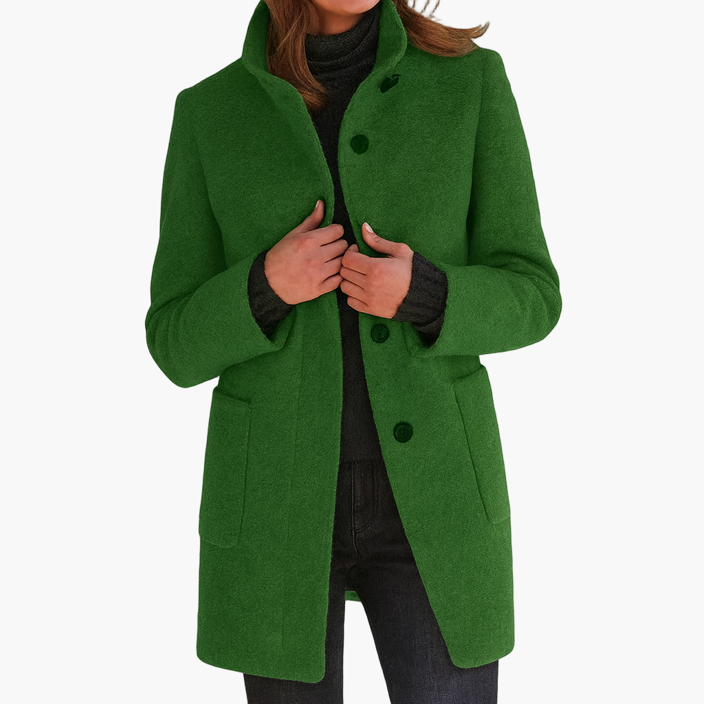 Damen Textil Kurzmantel mit Modernem & Elegantem Design | Drune