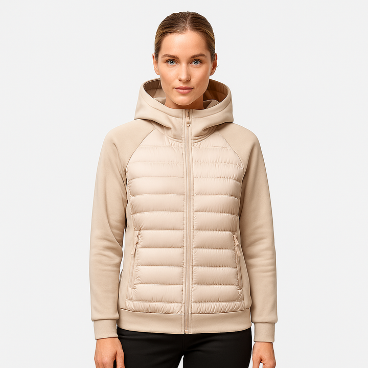 Drune | Modehaus - Leichte Daunenjacke - Softshell-Pufferjacke mit Kapuze