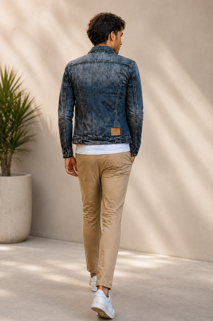 Drune | Retro-Jeansjacke
