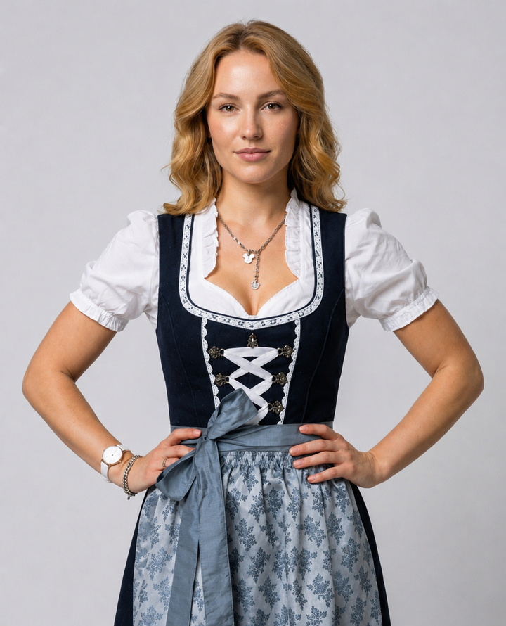 Drune | Traditionelles Bayerisches Dirndl-Kleid für Damen