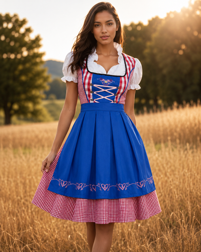 Drune | Karierte Oktoberfest Dirndl