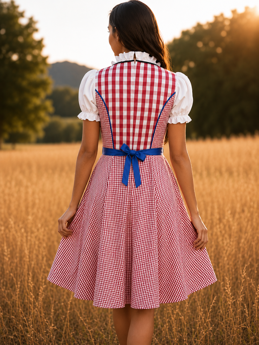 Drune | Karierte Oktoberfest Dirndl