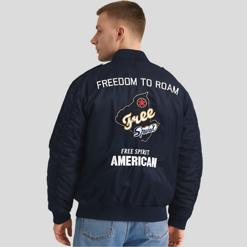 Drune | Bomberjacke mit gestickten Patches - Frederick