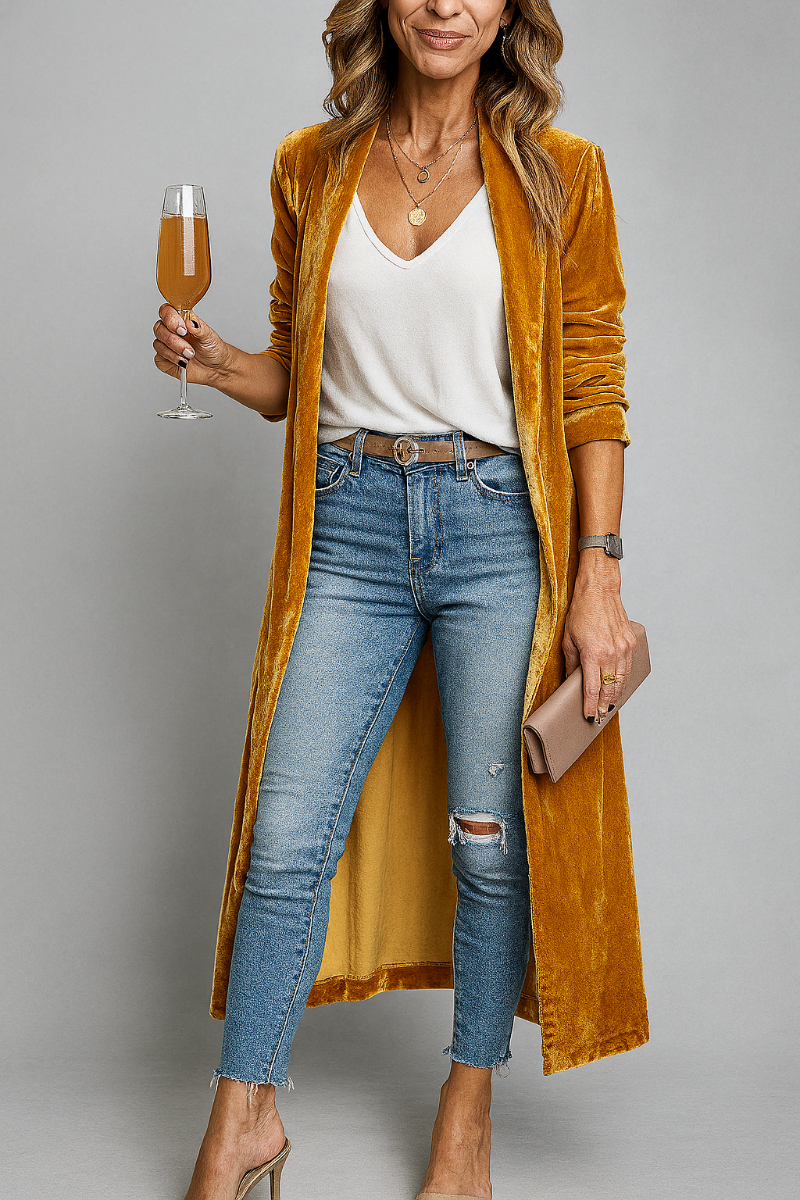 Drune | Langer Duster Cardigan für Damen