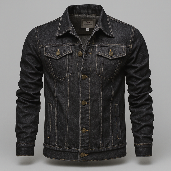 Drune | Denim-Truckerjacke für Herren