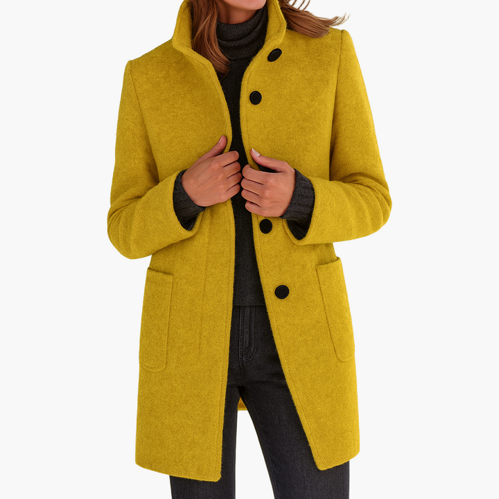 Damen Textil Kurzmantel mit Modernem & Elegantem Design | Drune