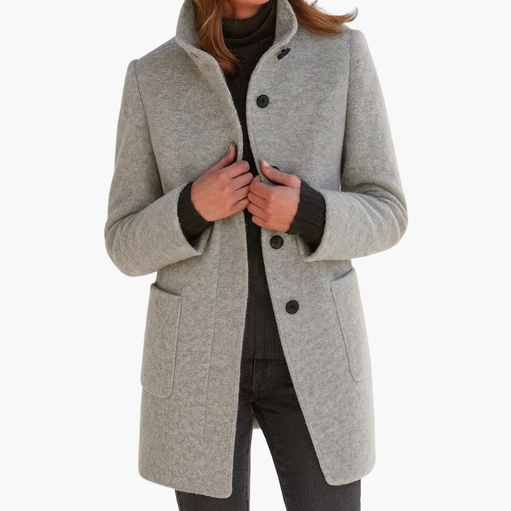 Drune | Kurzmantel Modern Elegant Übergangsjacke für Alltag & Beruf