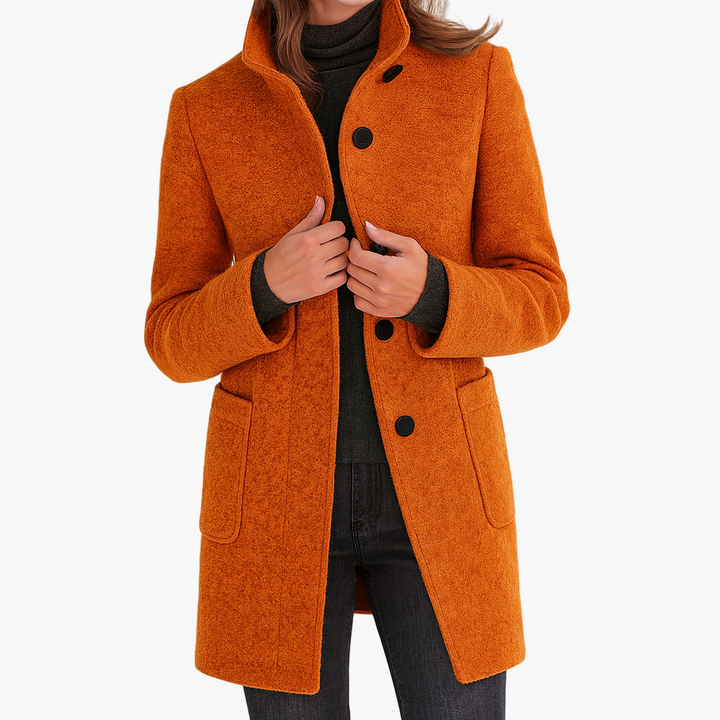 Damen Textil Kurzmantel mit Modernem & Elegantem Design | Drune