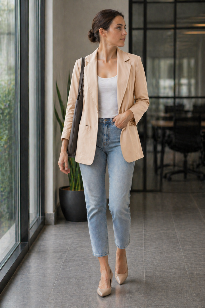 Drune | Elegante Lange Blazer für Damen