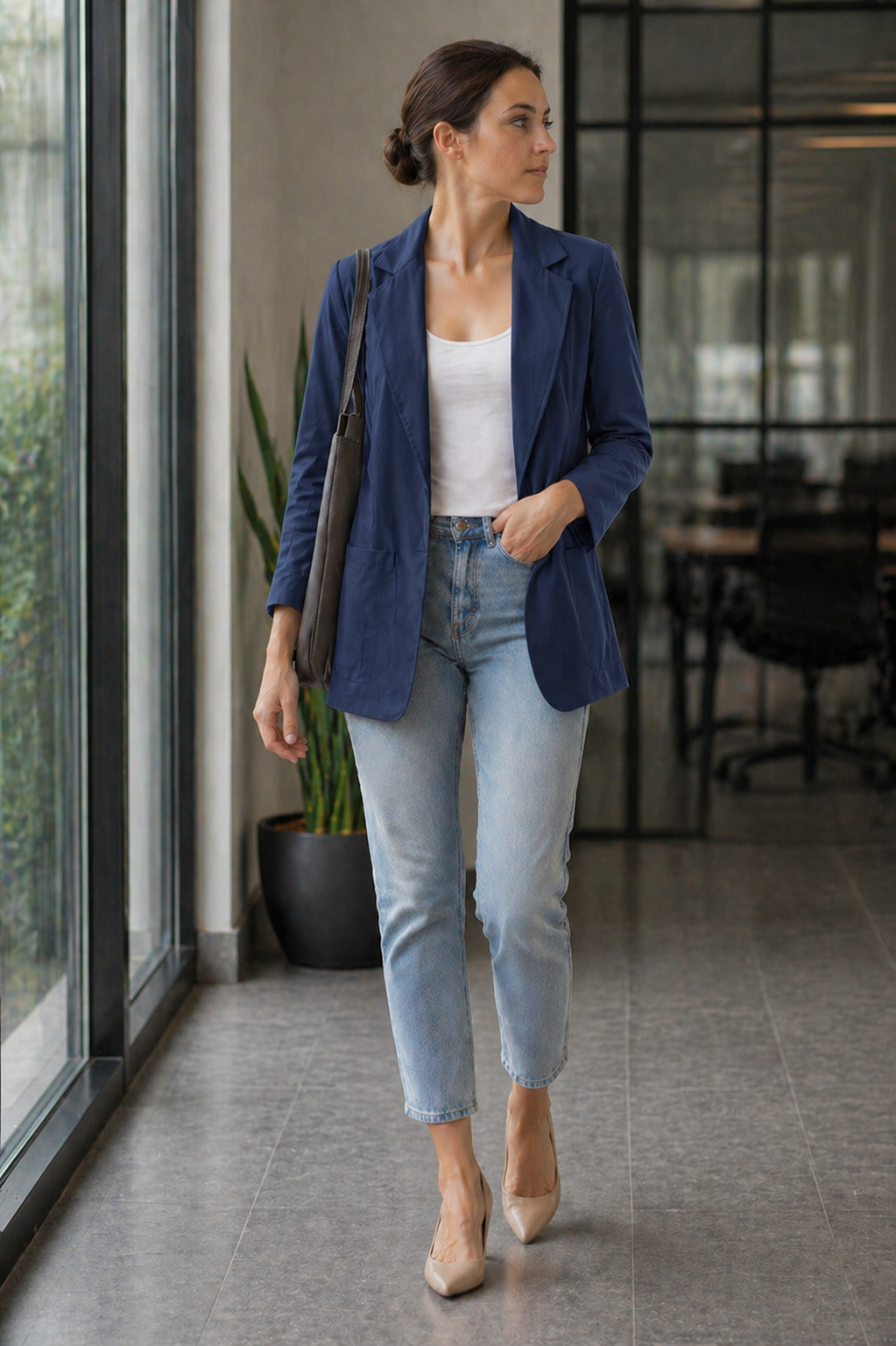 Drune | Elegante Lange Blazer für Damen