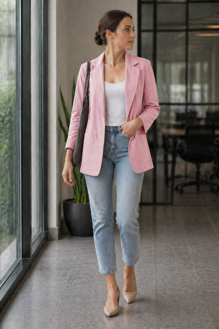 Drune | Elegante Lange Blazer für Damen