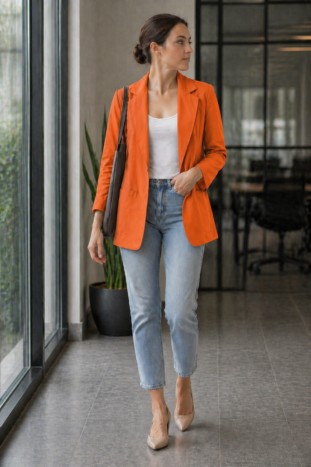 Drune | Elegante Lange Blazer für Damen