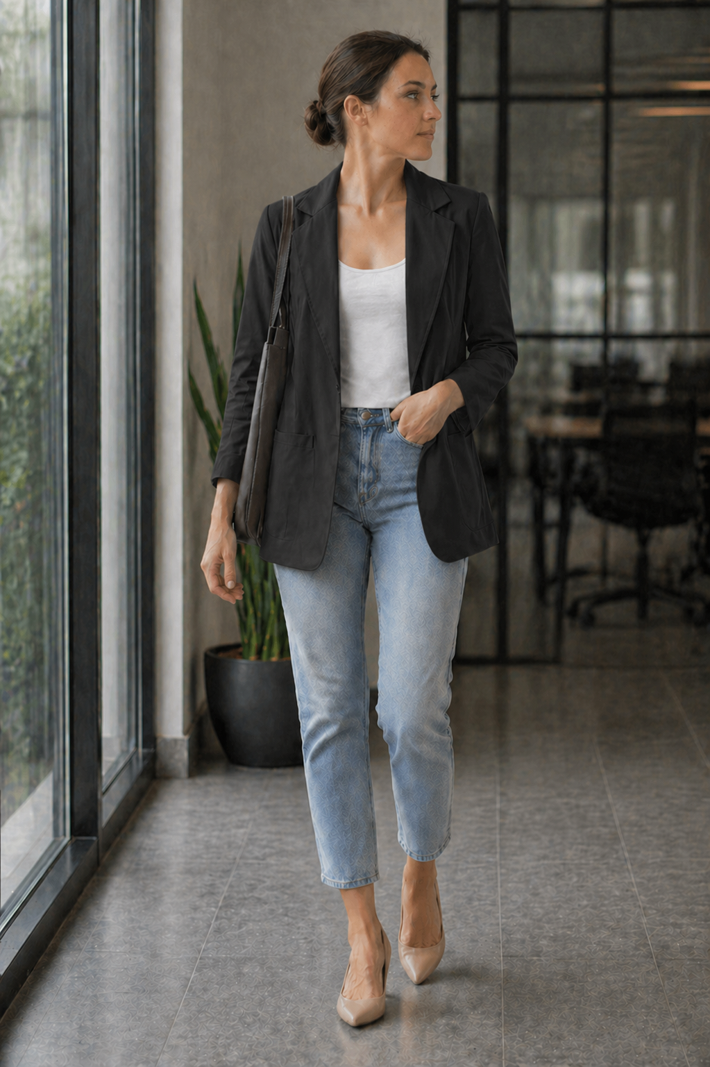 Drune | Elegante Lange Blazer für Damen