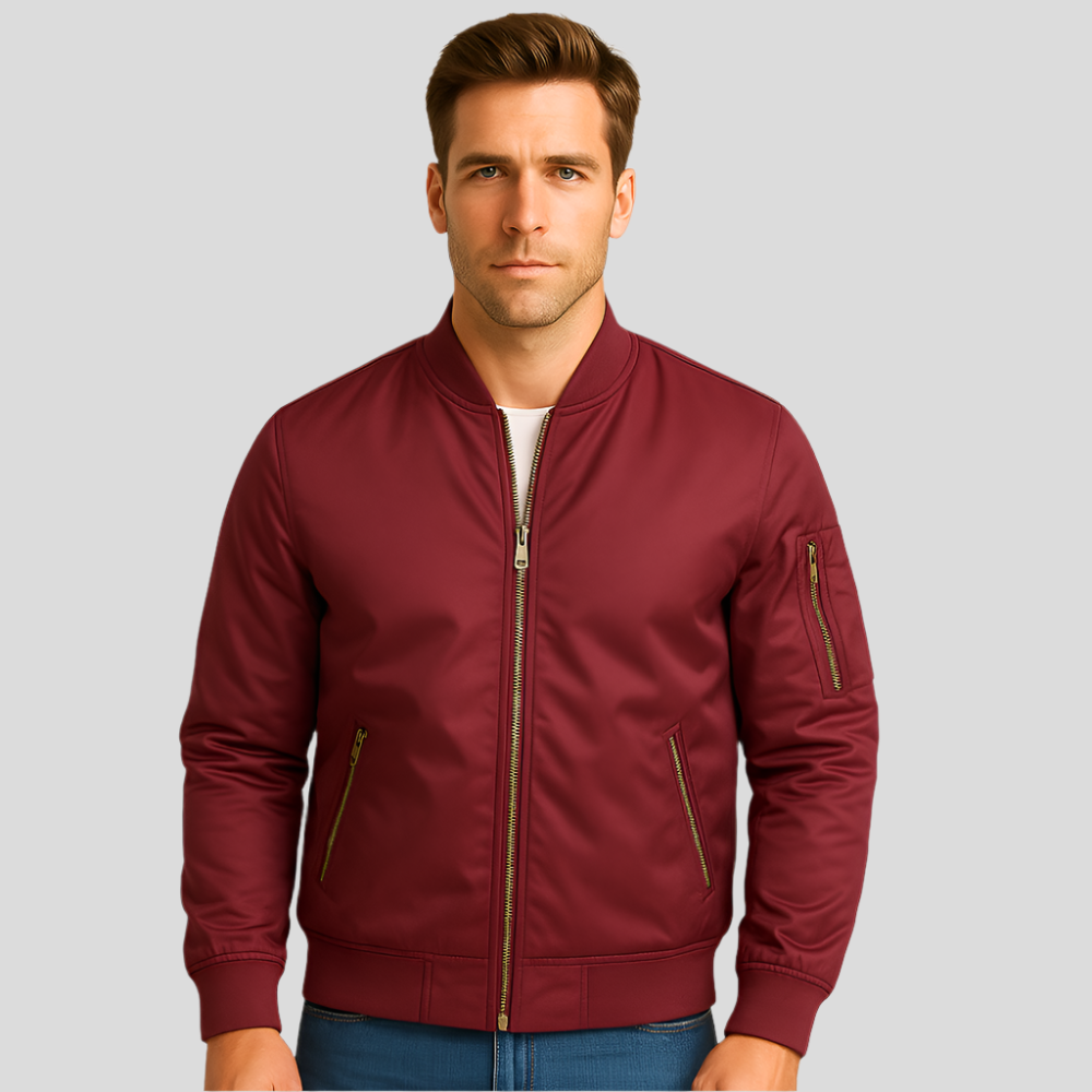 Drune | Bomberjacke mit Metallreißverschlüssen - Timothy