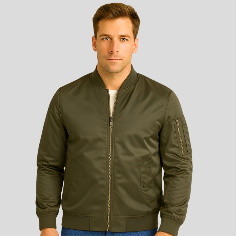 Drune | Bomberjacke mit Metallreißverschlüssen - Timothy