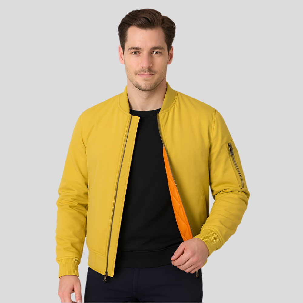 Drune | Herren Bomberjack mit Innenfutter
