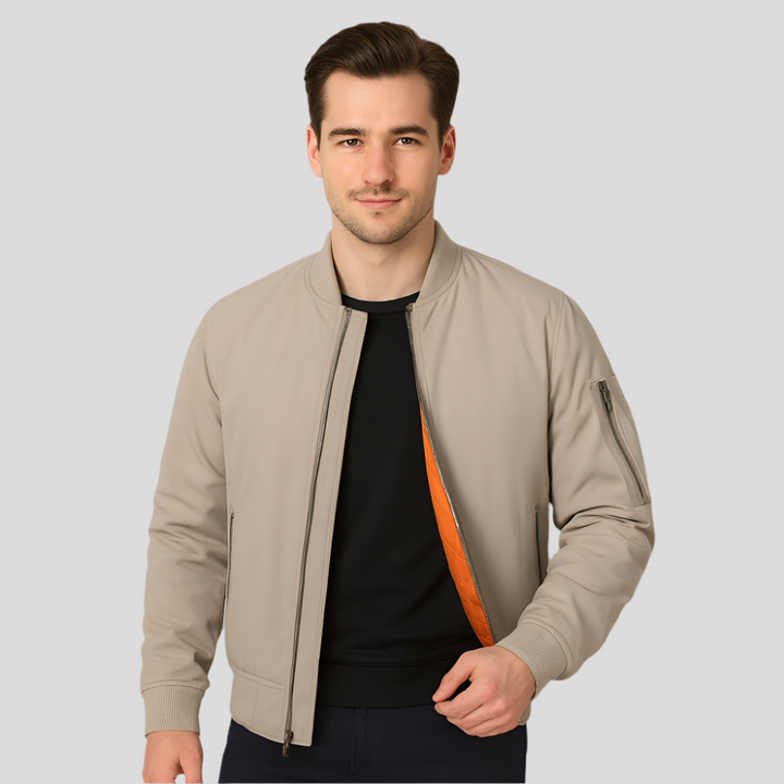Drune | Herren Bomberjack mit Innenfutter