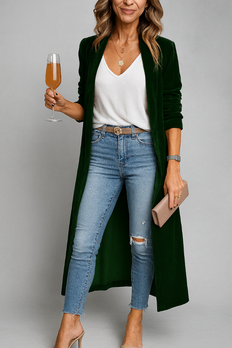 Drune | Langer Duster Cardigan für Damen