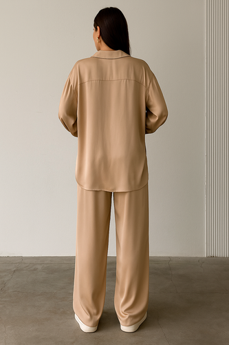 Drune | Damen Loungewear Satz mit Weiter Geschnittener Hose