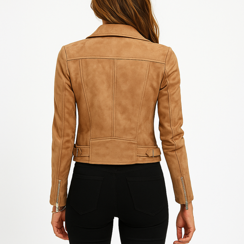 Drune | Stylische Leder Bikerjacke