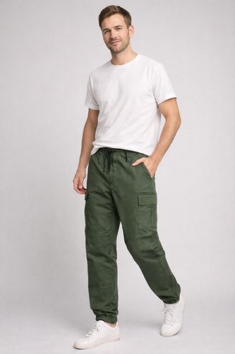 Drune | Herren Cargo Hose mit Mehreren Taschen