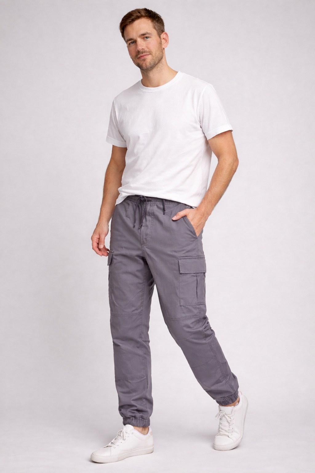 Drune | Herren Cargo Hose mit Mehreren Taschen
