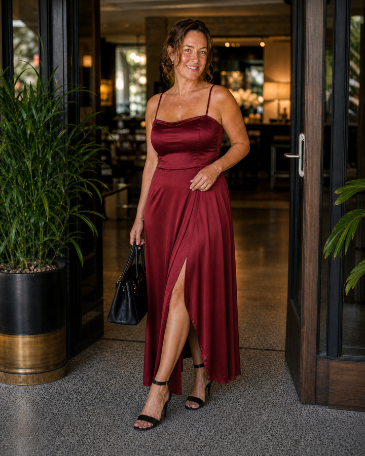Elegantes Damen-Kleid mit fließendem Schnitt | Drune