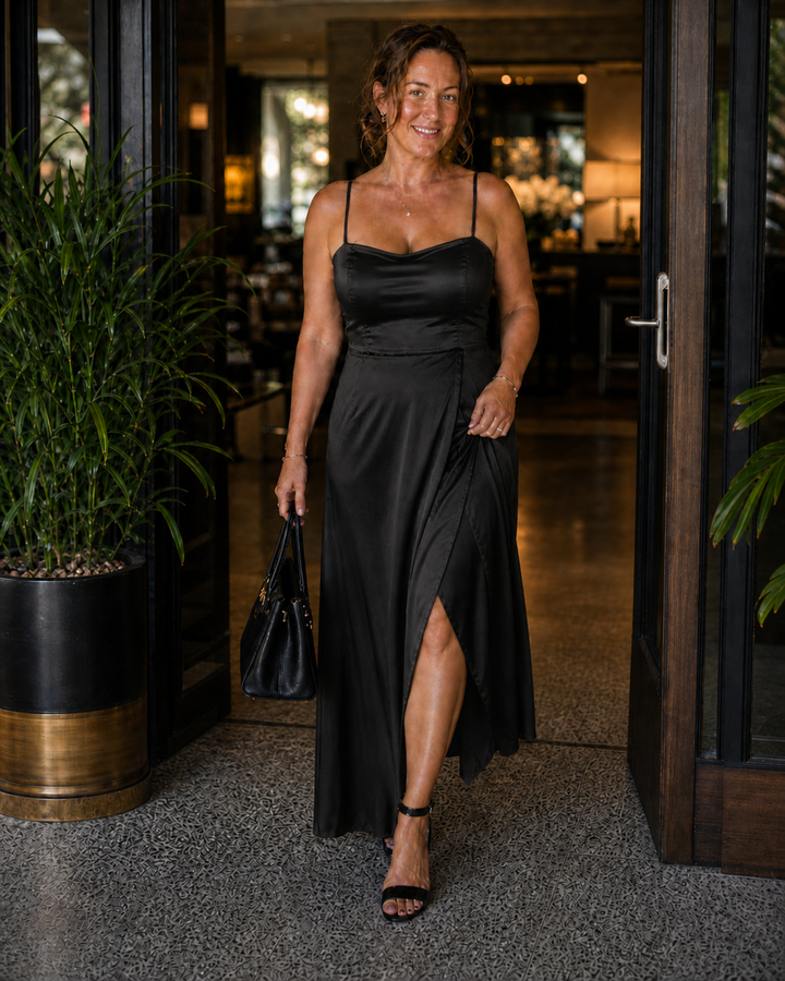 Elegantes Damen-Kleid mit fließendem Schnitt | Drune