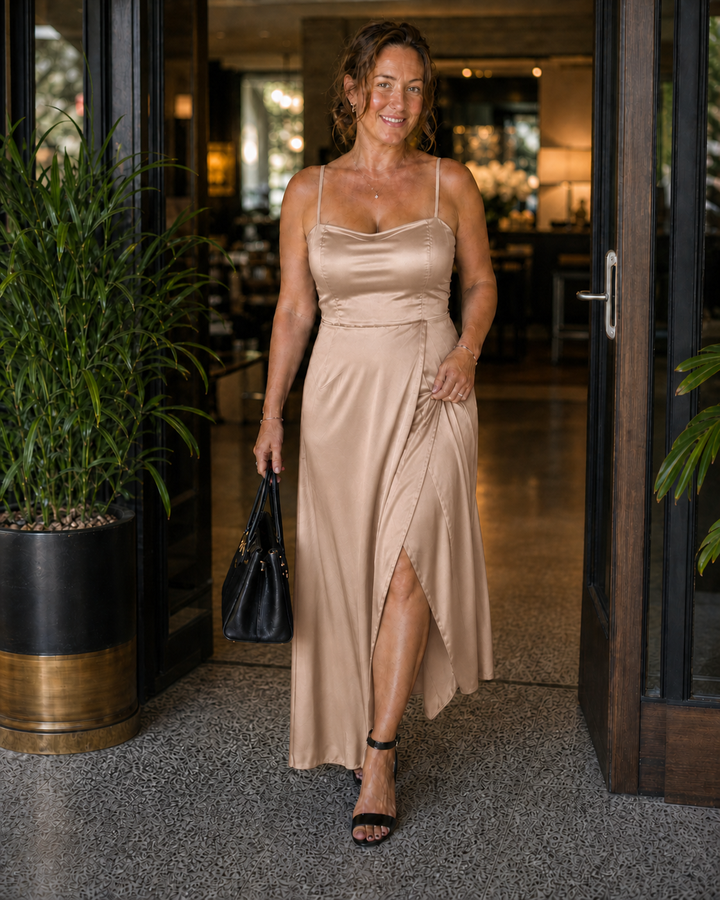 Elegantes Damen-Kleid mit fließendem Schnitt | Drune