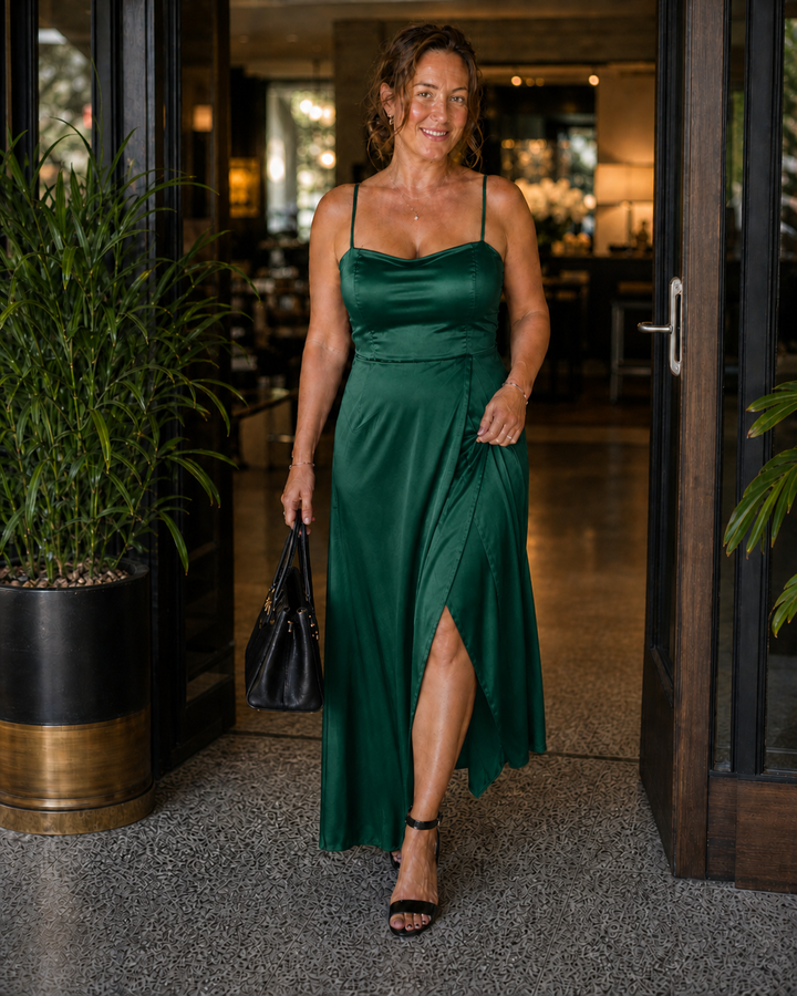 Elegantes Damen-Kleid mit fließendem Schnitt | Drune