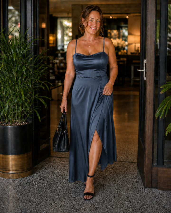 Elegantes Damen-Kleid mit fließendem Schnitt | Drune