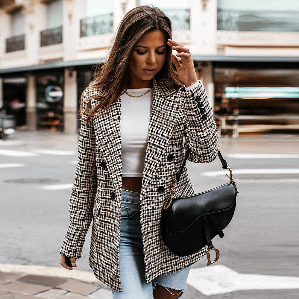 Drune | Blazer mit Langen Ärmeln und Knopf
